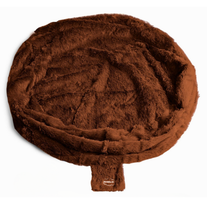 Enkel de hoes voor reuzenpoef van imitatiebont - 120 cm - Banabag