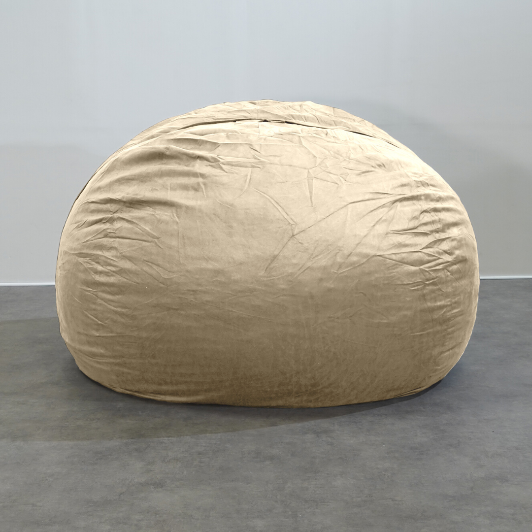 Alleen hoes voor reuzenpoef van microsuède - 180 cm - Banabag