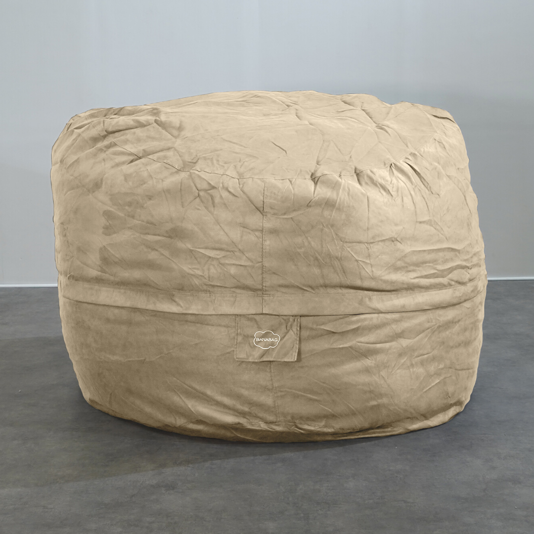 Alleen hoes voor reuzenpoef van microsuède - 180 cm - Banabag