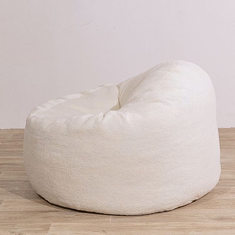 Bouclé poef - 100 cm