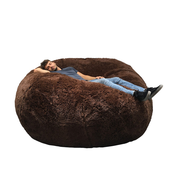 Reuze Poef van Bont - 200 Cm - Banabag