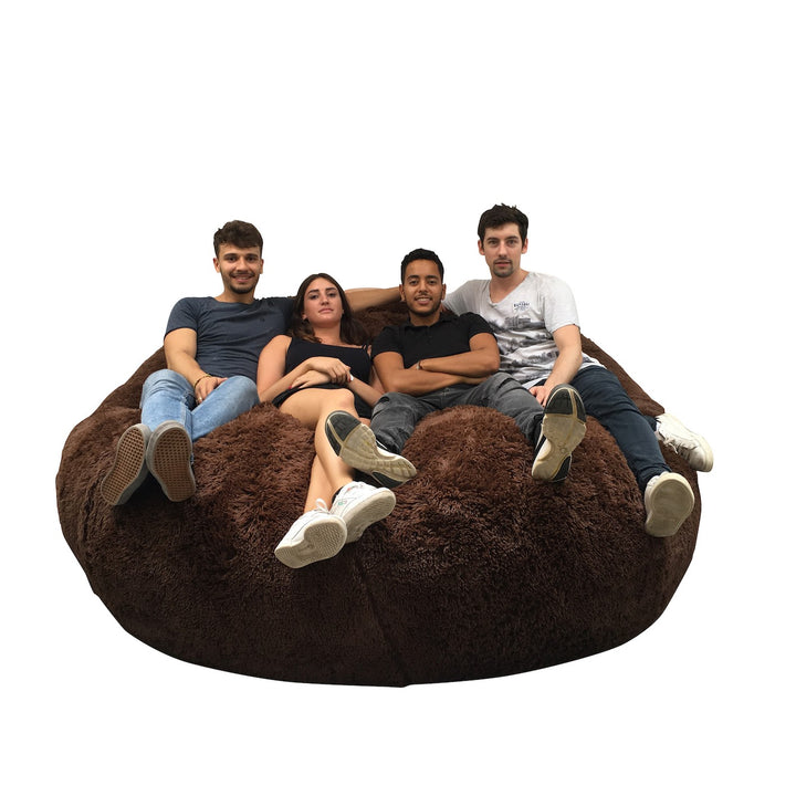 Reuze Poef van Bont - 200 Cm - Banabag
