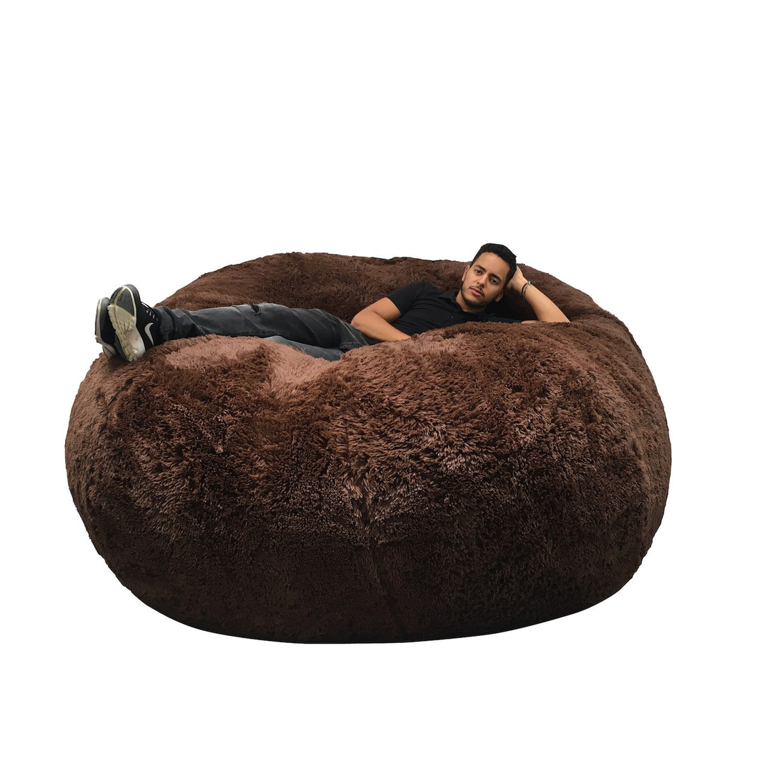 Reuze Poef van Bont - 200 Cm - Banabag