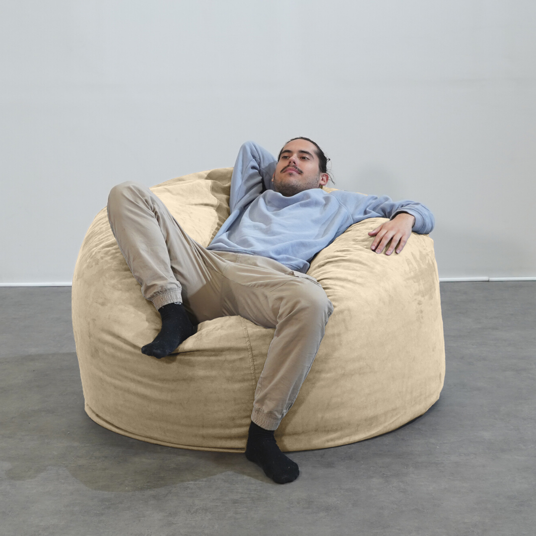 Gigantische zitzak van microsuède - 120 cm - Banabag