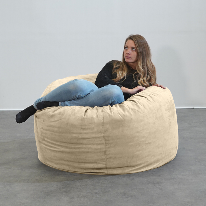 Gigantische zitzak van microsuède - 120 cm - Banabag