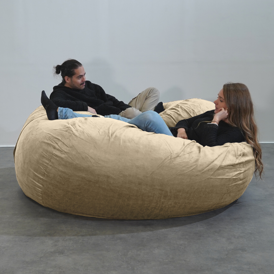 Grote Microsuède Zitzak - 180 Cm - Banabag