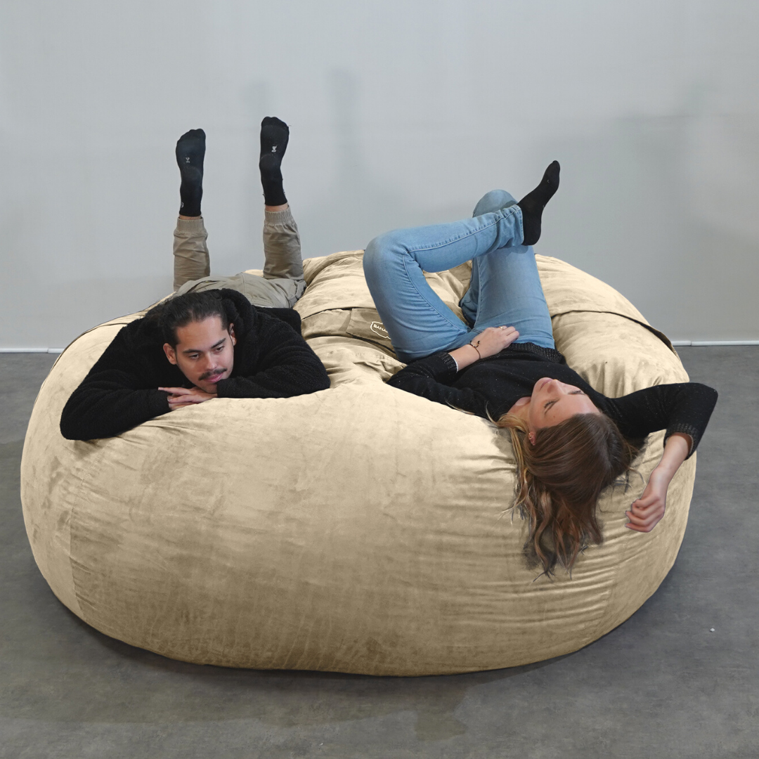 Reuze zitzak microsuède - 200 cm - Banabag