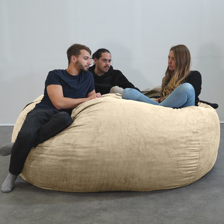 Reuze zitzak microsuède - 200 cm - Banabag