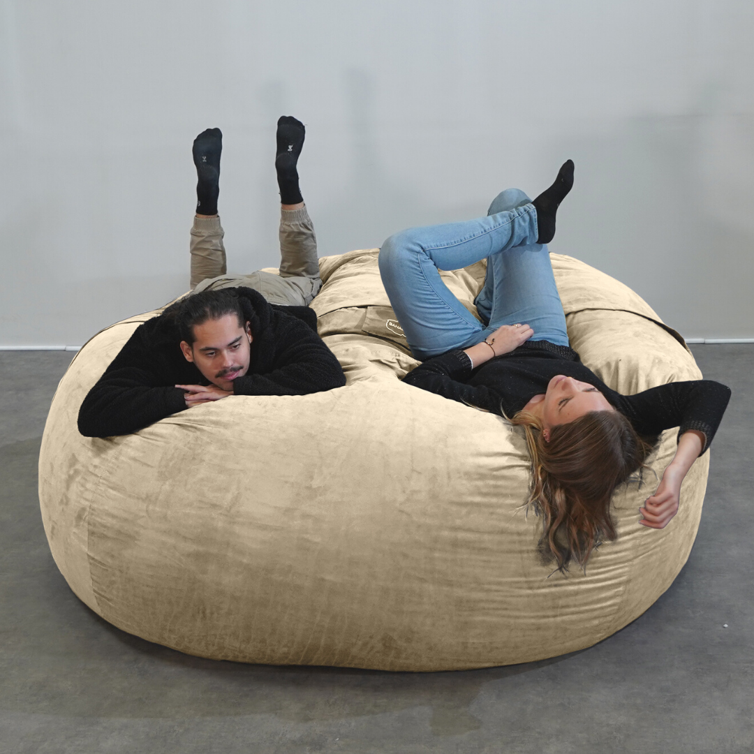 Reuze zitzak microsuède - 200 cm - Banabag