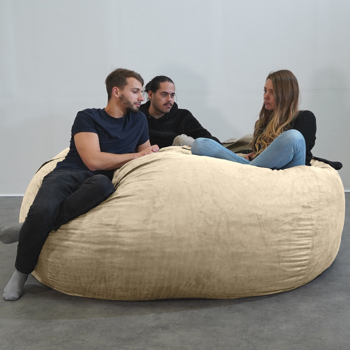 Reuze zitzak microsuède - 200 cm - Banabag
