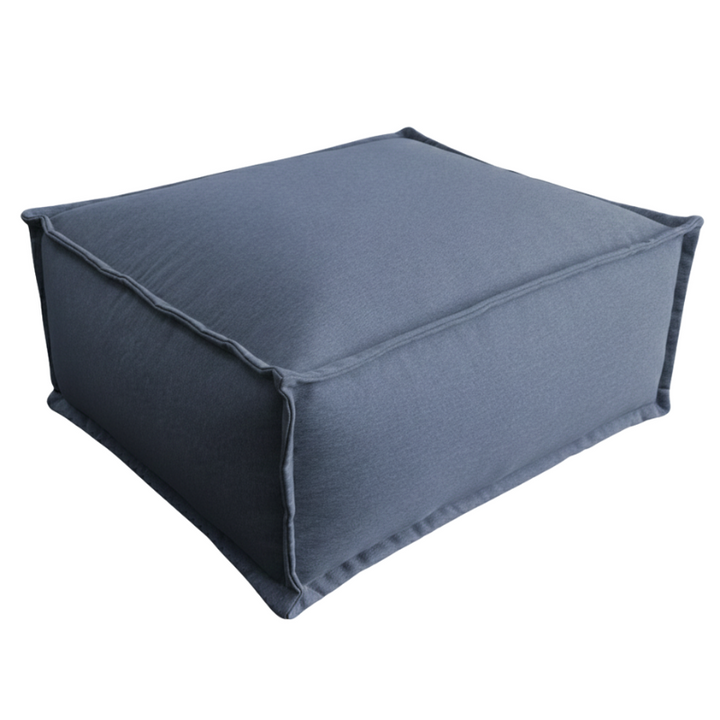 Hocker/Lounge-element voor modulaire bank - Linnenlook - 80x60x38 cm